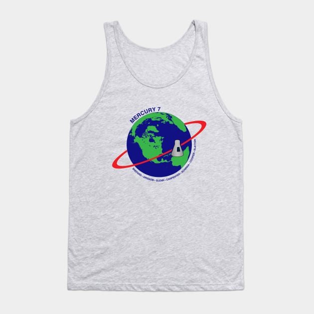 Mercury 7 (Light) Tank Top by GloopTrekker